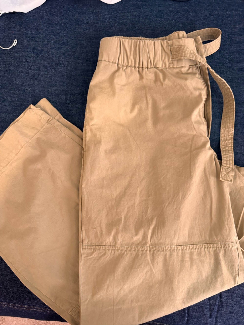 Womens Casual Tan Drawstring Pants